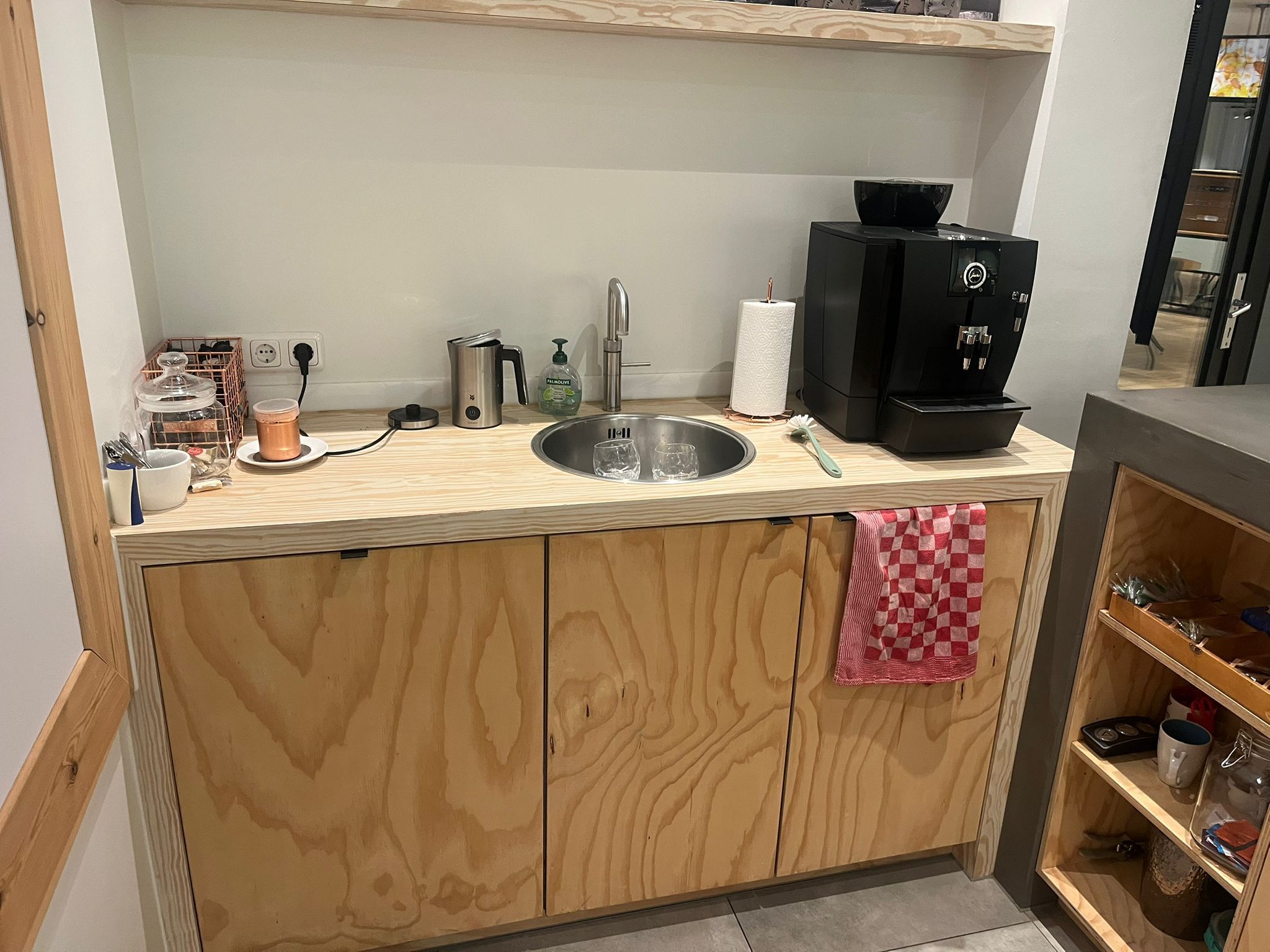 Kitchen detail showing professional results