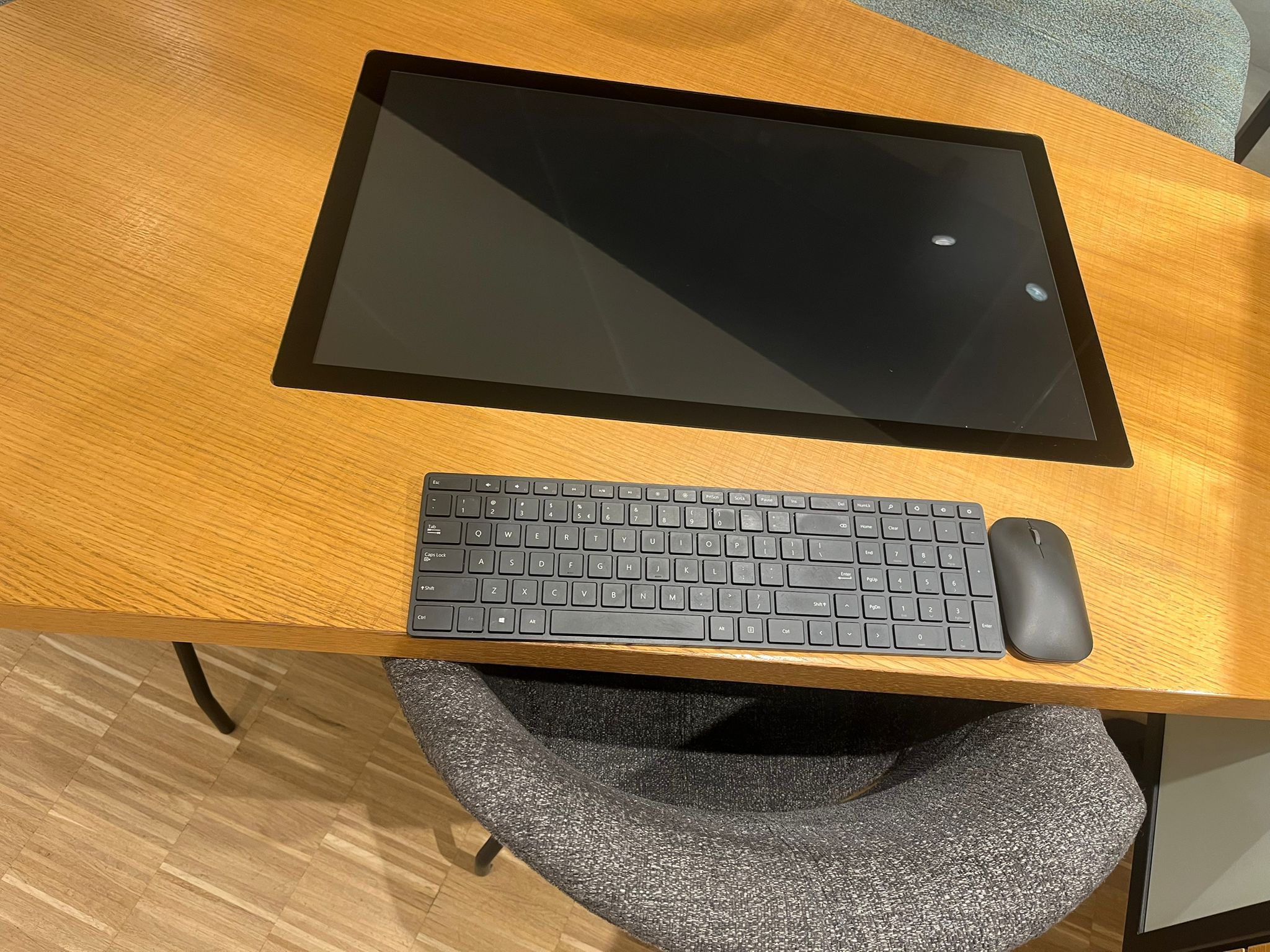 Clean workspace after professional service